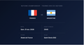 France — Argentine